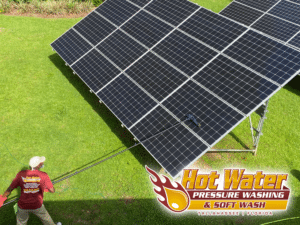 Solar Panel Array Cleaning